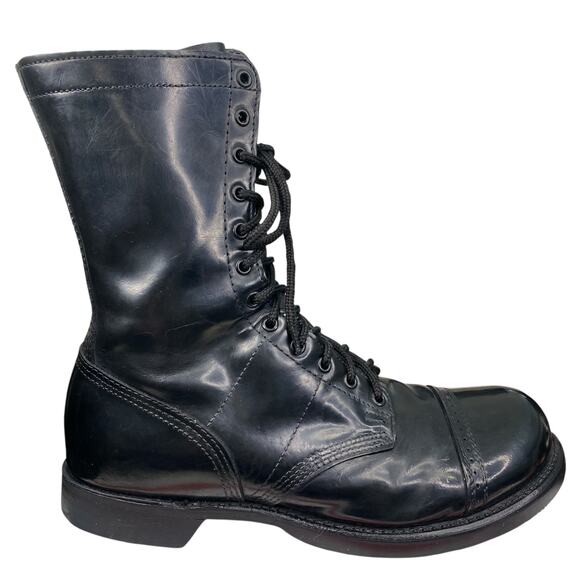 Corcoran Men’s 10” 1500 Jump Boots Black Leather Combat Boots Size US 12.5 D - Picture 1 of 11